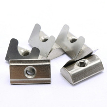 M8 Perfectly fit 40 series aluminum extrusion T-Nut with Spring Leaf